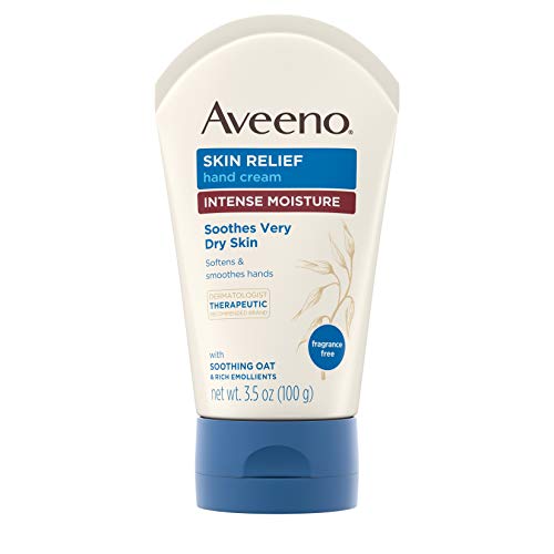Aveeno Skin Relief Intense Moisture Hand Cream with Soothing Oat and Rich Emollients for Dry Skin, 24 Hour Moisture, Fragrance and Steroid Free, 3.5 oz, Only $3.63