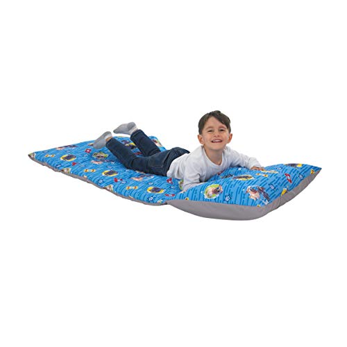 Disney Puppy Dog Pals - Blue, Grey, Yellow & Red Deluxe Easy Fold Toddler Nap Mat, Only $14.70