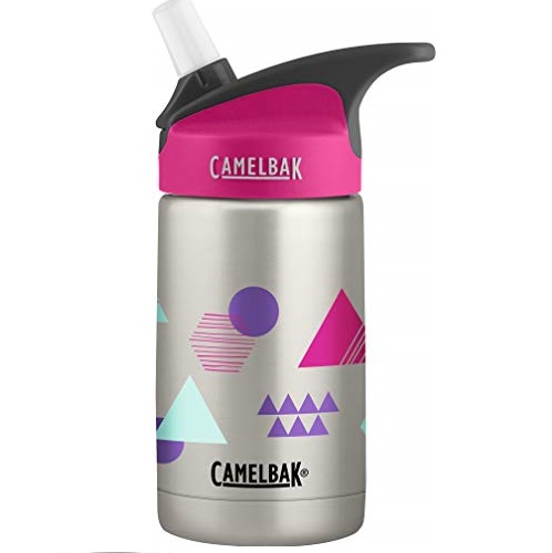CamelBak Eddy Kids Vacuum Insulated Stainless Steel Bottle 12 oz, Layered Geo, Only  $12.61