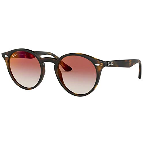 Ray-Ban RB2180 Round Sunglasses, Tortoise/Red Gradient Mirror, 51 mm, Only $72.98, You Save $95.02(57%)