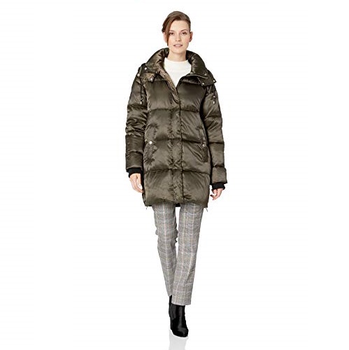 Vince Camuto Women's Thigh Length Puffer Down Jacket, Only $39.17