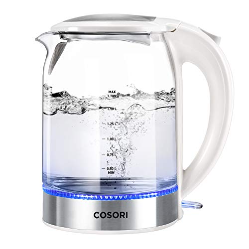 史低價！！COSORI 1.7L 玻璃電熱水壺，原價$39.99，現點擊coupon后僅售$30.59 ，免運費