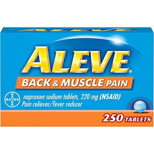 Aleve Back & Muscle Pain Tablet, Pain Reliever/Fever Reducer, 250 Count, Only $13.81