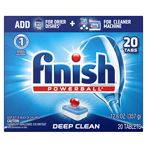 Finish All in 1 Powerball Fresh, 20ct, Dishwasher Detergent Tablets $2.85