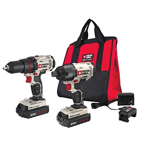PORTER-CABLE PCCK604L2 20V Max Lithium Ion 2-Tool Combo Kit, only$89.40, free shipping