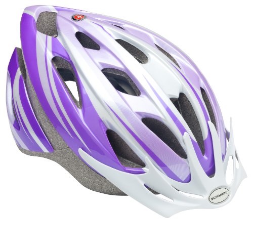 Schwinn Thrasher Bike Helmet, Lightweight Microshell Design, Youth, Purple/White, Only $9.79