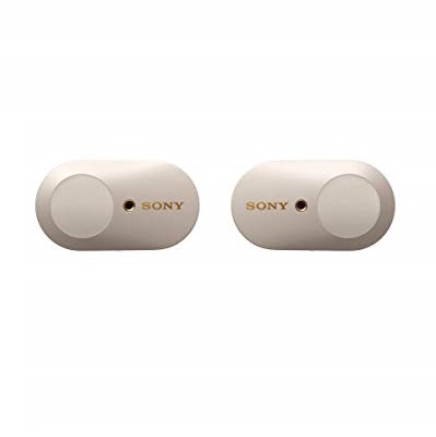 Sony WF-1000XM3 Industry Leading Noise Canceling Truly Wireless Earbuds with Alexa Voice Control, Silver, Only $128.00