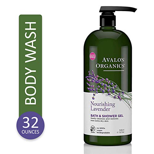 Avalon Organics Bath & Shower Gel, Nourishing Lavender, 32 Fluid Ounce, only $7.13