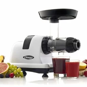 Omega CNC80S Compact Slow Speed Multi-Purpose Nutrition Center Juicer with Quiet Motor Creates Continuous Fresh Healthy Fruit and Vegetable Juice at 80 RPM 200-Watts Silver $197.99
