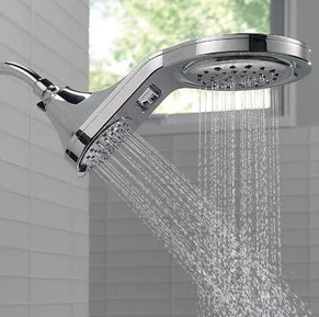 Delta Faucet HydroRain 5-Spray Touch-Clean 2-in-1 Rain Shower Head, Chrome 58580-PK $69.99