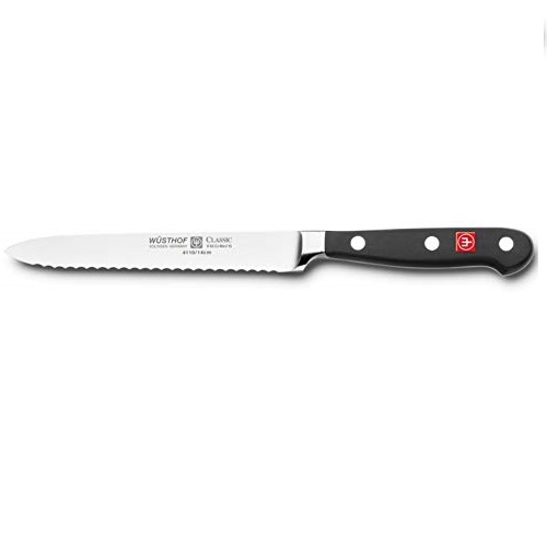 Wusthof Classic 4110 Serrated Utility Knife, 5 Inch, Only $44.00, You Save $40.95(48%)