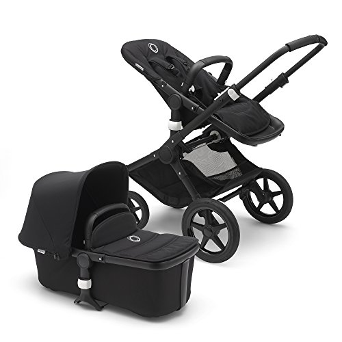 Bugaboo Fox Complete Full-Size Stroller, Black - Fully-Loaded Foldable Stroller with Advanced Suspension and All-Terrain Wheels, Only $989.59