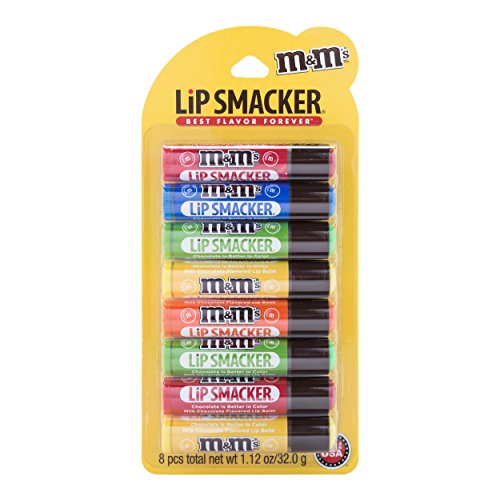Lip Smacker M＆M 潤唇膏，8支裝，原價$9.95，現僅售$4.35，免運費！