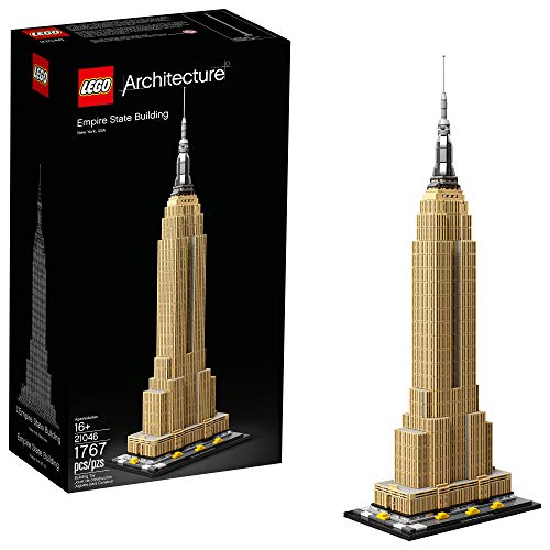 LEGO Architecture Empire State Building 21046 New York City Skyline Architecture Model Kit for Adults and Kids, Build It Yourself Model Skyscraper (1767 Pieces), Only $103.99