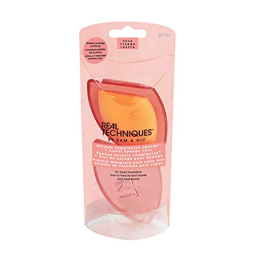 Real Techniques Miracle Complexion Sponge + Case (Packaging May Vary), Only $6.68