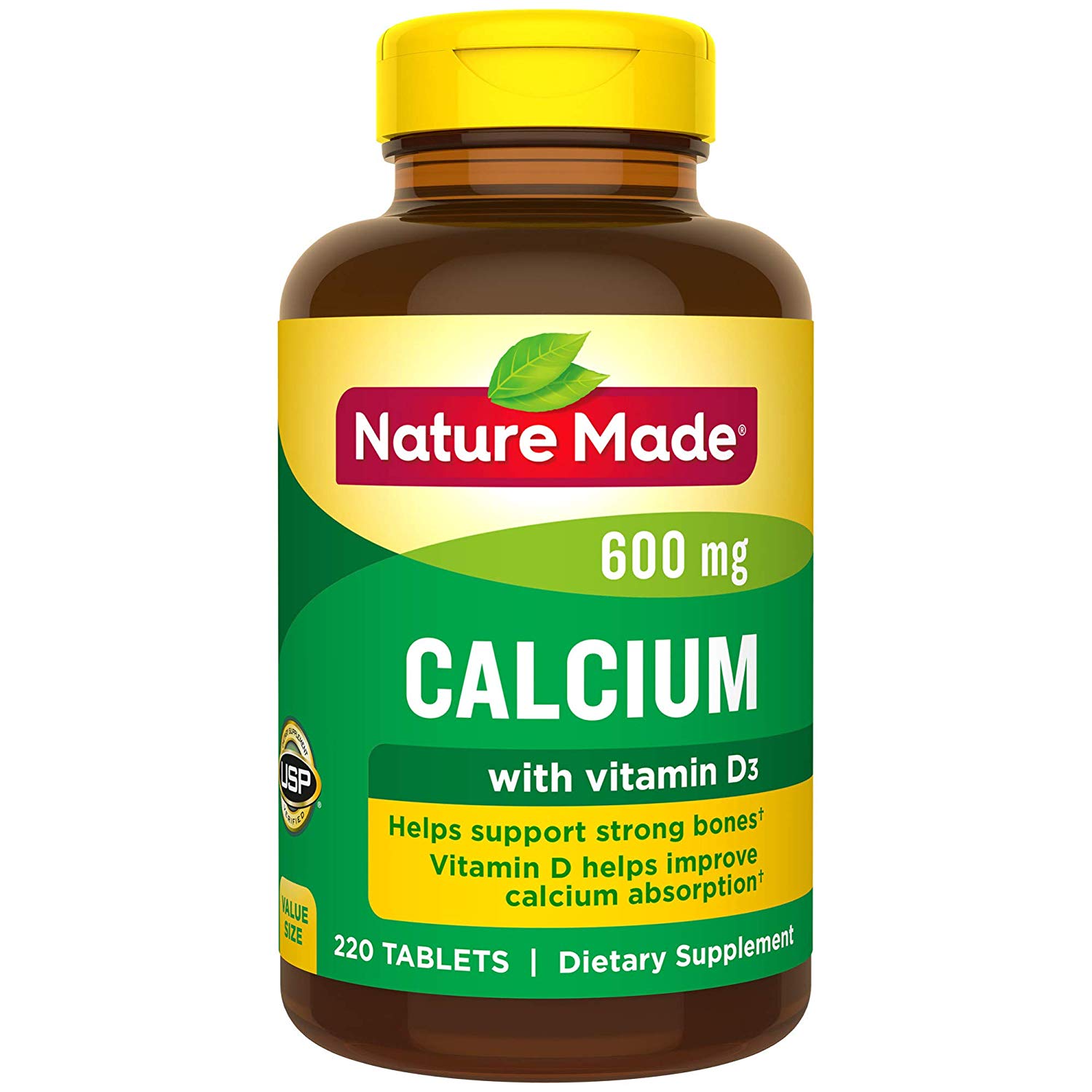 Nature Made Calcium 600 Mg, with Vitamin D3, Value Size, 220-Count, only $8.39, free shipping after clipping coupon and using SS