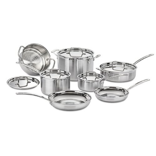 Cuisinart MCP-12N Multiclad Pro Stainless Steel 12-Piece Cookware Set, Only $149.99
