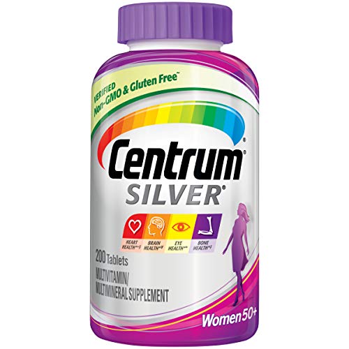Centrum Silver Women (200 Count) Multivitamin / Multimineral Supplement Tablet, Vitamin D3, Age 50+, Only $9.00