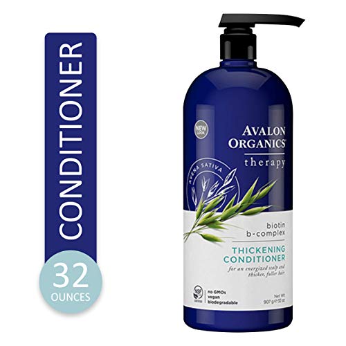 史低價！Avalon Organics 阿瓦隆 新版B族防脫髮護髮素，32oz裝，原價$19.99，現僅售$6.49，免運費！
