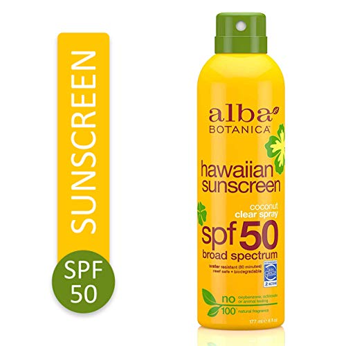 Alba Botanica Sunscreen Spray with Coconut Oil, SPF 50, 6oz, Only $3.94