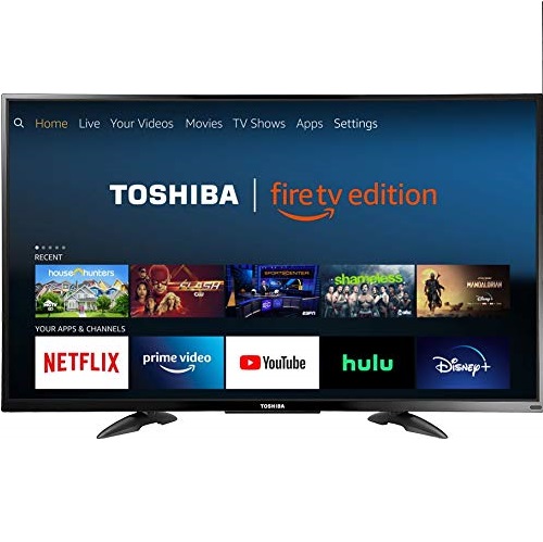 Toshiba東芝 43LF711U20 4K超高清 智能電視， 自帶Fire TV，43吋， 原價$330.00，現僅售$239.99，免運費