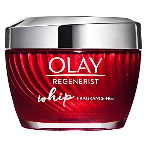Face Moisturizer Cream by Olay Regenerist Whip Fragrance Free Oil Free facial lotion 1.7 Oz, 2 Month Supply, Only $16.99