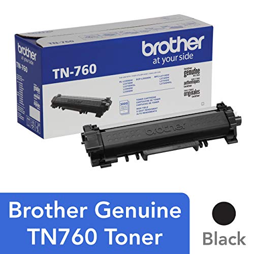 Brother TN-760 DCP-L2510 2530 L2550 HL-L2310 L2350 L2370 L2375 L2390 L2395 MFC-L2710 L2713 L2715 L2730 L2750 Toner Cartridge (Black) in Retail Packaging, Only $69.29, You Save $7.70(10%)
