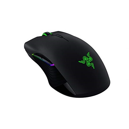 Razer Lancehead Wireless Gaming Mouse: 16K DPI Optical Sensor - Chroma RGB Lighting - 9 Programmable Buttons - Mechanical Switches - 50Hr Battery - Classic Black, Only $59.99