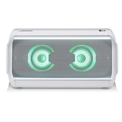 LG PK7W XBOOM Go Water-Resistant Wireless Bluetooth Party Speaker with Up To 22 Hours Playback - White, Only $126.99, You Save $103.00(45%)