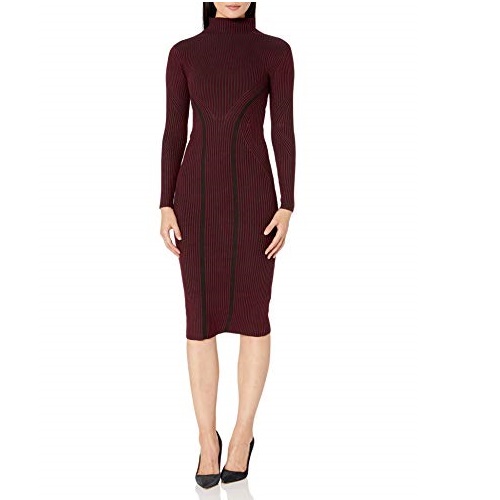 French Connection FCUK 女式針織高領連衣裙，原價$138.00，現僅售$36.66，免運費！