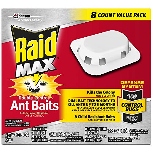 Raid Max Double Control Ant Baits, 8 CT (Pack - 1), Only $6.04