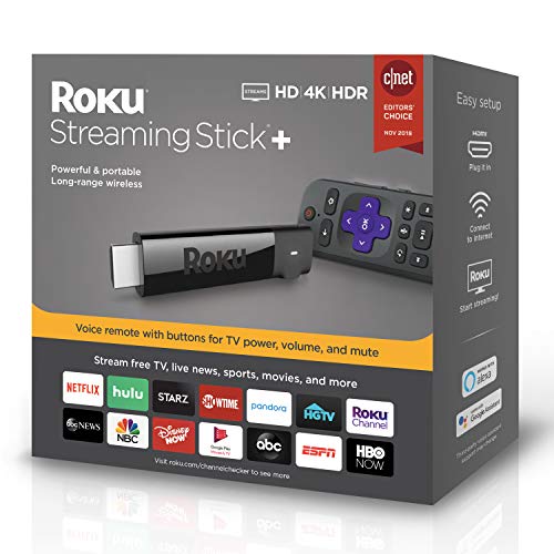 史低价！Roku Streaming Stick+ 3810R 4K HDR 2019升级版，原价$59.99，现仅售$29.99，免运费！