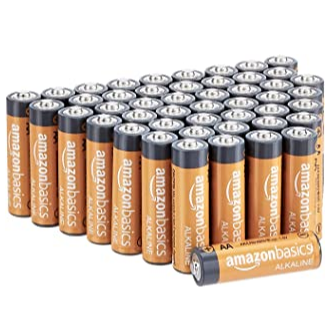 AmazonBasics AA 1.5 Volt Performance Alkaline Batteries - Pack of 48 $11.39
