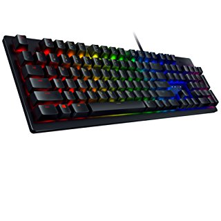 Razer Huntsman Gaming Keyboard: Fastest Keyboard Switches Ever - Clicky Optical Switches - Customizable Chroma RGB Lighting - Programmable Macro Functionality - Classic Black $89.99