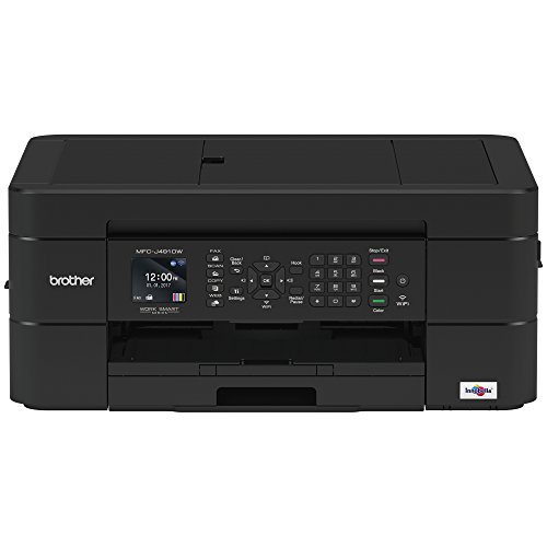 Brother Wireless All-in-One Inkjet Printer, MFC-J491DW, Multi-Function Color Printer, Duplex Printing, Mobile Printing,Amazon Dash Replenishment Enabled $49.99