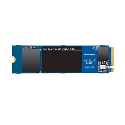 WD Blue SN550 500GB NVMe Internal SSD - Gen3 x4 PCIe 8Gb/s, M.2 2280, 3D NAND, Up to 2,400 MB/s - WDS500G2B0C $53.99