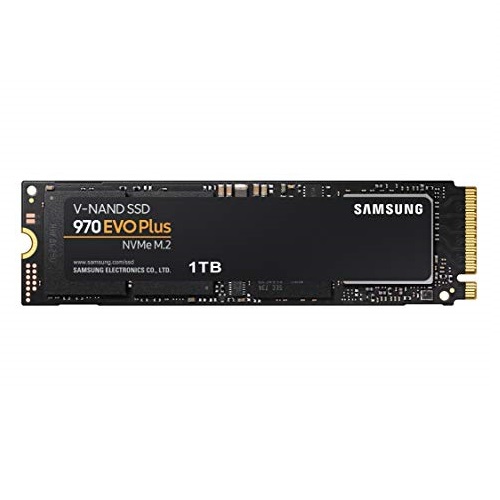 Samsung  (MZ-V7S1T0B/AM) 970 EVO Plus SSD 1TB - M.2 NVMe Interface Internal Solid State Drive with V-NAND Technology, Only $83.99