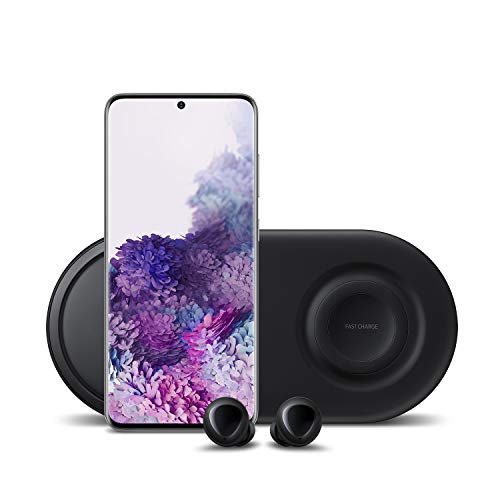 Samsung Galaxy S20 5G Factory Unlocked 128GB | New Android Cell Phone Bundle | US Version | Cosmic Gray | Includes Samsung Galaxy Buds & Samsung Duo Wireless Charging Station, Only $999.99