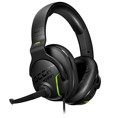 ROCCAT Khan AIMO - 7.1 Surround Gaming Headset, Hi-Res Sound, USB, AIMO LED Illumination, Mutable Real-Voice Microphone, black, Only $79.99, You Save $40.00(33%)