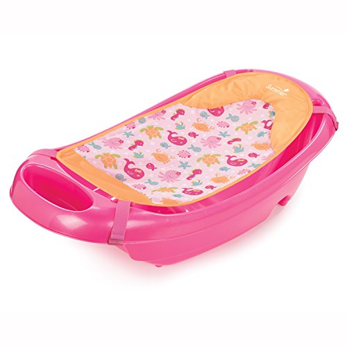 Summer Infant Splish 'n Splash Newborn to Toddler Tub, Pink, Only $17.99, You Save $11.89(40%)