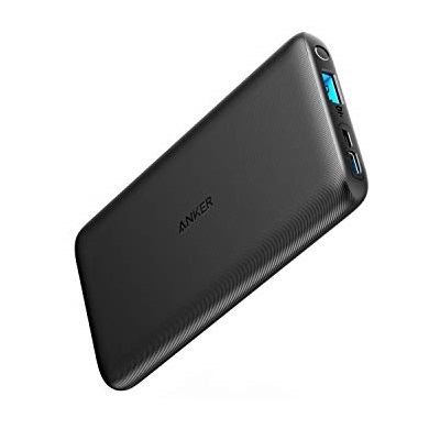 Anker PowerCore Lite 10000mAh, USB-C Input (Only), High Capacity Portable Charger, Slim and Light External Battery for iPhone, Samsung Galaxy, and More, Only $15.99