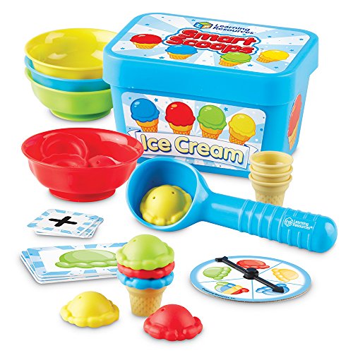 Learning Resources Smart Scoops Math Activity Set, Stacking, Sorting, Early Math Skills, 55 Pieces, Ages 3+, Only $11.20