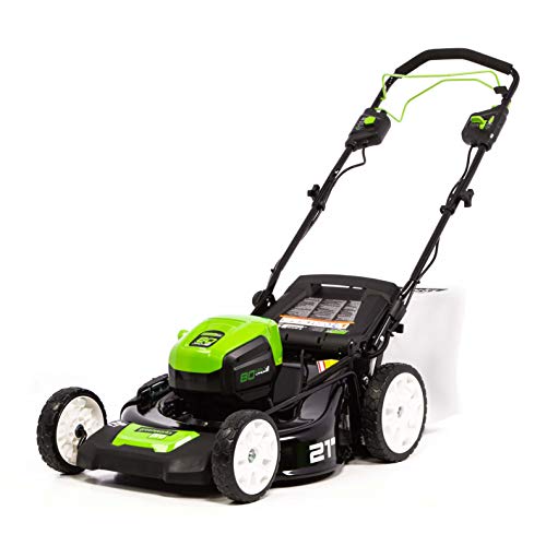 Greenworks PRO 21-Inch 80V Self-Propelled Cordless Lawn Mower, Battery and Charger Not Included, Only $216.99