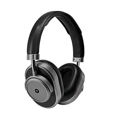 MASTER & DYNAMIC Master & Dynamic MW65 Active Noise-Cancelling (Anc) Wireless Headphones - Bluetooth Over-Ear Headphones with Mic, Gunmetal/ Black Leather, Only $449.00