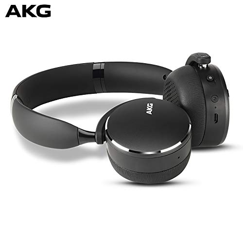 AKG Y500 On-Ear Foldable Wireless Bluetooth Headphones - Black (US Version), Only $55.00