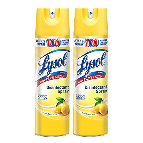 Lysol 2CN Disinfectant Spray Lemon Breeze, 38oz (19X2oz), Only $15.99
