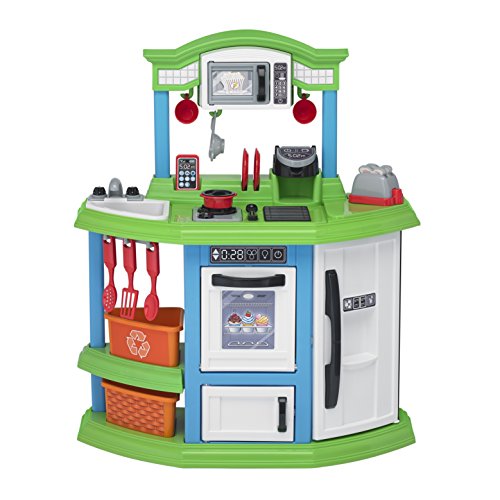 American Plastic Toys 儿童小厨房玩具套装，高86厘米 $37.84 免运费