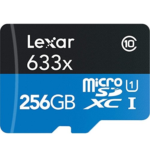 Lexar 高性能  256GB 高速MicroSD存储卡，原价$36.99，现仅售$30.09，免运费！