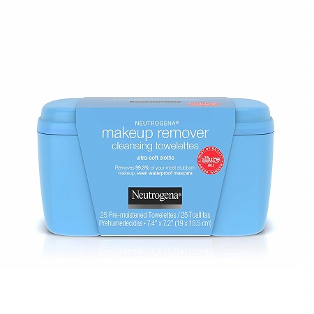 Neutrogena Makeup Remover Cleansing Towelettes, Daily Face Wipes to Remove Dirt, Oil, Makeup & Waterproof Mascara, 25 ct., 7 oz, only $4.41