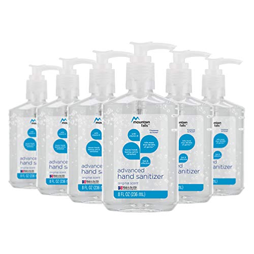 Mountain Falls Advanced Hand Sanitizer with Vitamin E, Original Scent, Pump Bottle, 8 Fluid Ounce (Pack of 6) $11.95